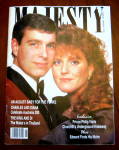 Click here to enlarge image and see more about item 1688: UK Majesty Magazine Andrew And Sarah Cover Mar 1988