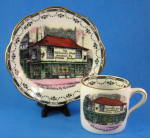 Click to view larger image of Rosina Dickens Old Curiosity Shop Cup And Saucer Demi (Image1)