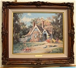 Click here to enlarge image and see more about item 1936: Marty Bell Print Laverstoke Lodge Artist Signed