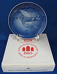 Click to view larger image of Plate Bing and Grondahl 1975 Christmas Water Mill MIB (Image1)