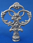 Decorative Cast Iron Finial Fancy Like Fleur De Lis