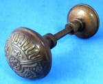Doorknob Set Ceylon Bronze Eastlake Victorian Corbin