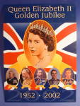 Click here to enlarge image and see more about item 2422a: Tin Sign Queen Elizabeth II Golden Jubilee Geaneology