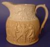 Pitcher Salt Glaze Pottery English Jug Tam O Shanter Burns