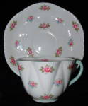Shelley England Dainty Rosebud Cup and Saucer Roses