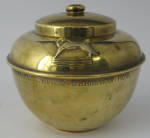Click to view larger image of Lipton British Empire Exhibition Tea Caddy Art Deco (Image1)