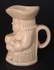 Click to view larger image of Toby Jug Mini Keele Street Pottery England White Sits (Image2)