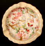 Click to view larger image of Shelley England Maytime Chintz Ashtray Yellow Trim (Image1)