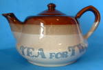 Teapot Tea For Two 3 Tone Brown Vintage England