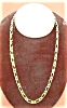Click here to enlarge image and see more about item 2727: Vintage Monet Gold Large Link Necklace