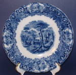 Bowl Romantic Staffordshire Flow Blue Large