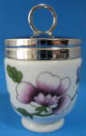 Click here to enlarge image and see more about item 3455ab: Egg Coddler Royal Worcester Astley Flowers Single