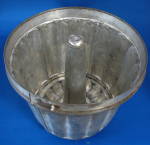 Click to view larger image of Tin Pudding Mold Antique English Mould Pudding With Lid (Image4)