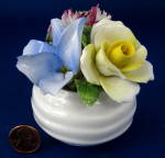 Staffordshire Flower China Paperweight Posy Radnor