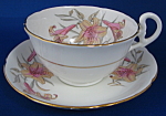 Royal Grafton Cup And Saucer Tiger Lillies Bone China