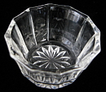 Click here to enlarge image and see more about item 4277: Open Salt Multi Paneled 14 Point Star Bottom Salt Dip