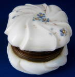 Click here to enlarge image and see more about item 4307: Wave Crest Helmschmied Swirl Dresser Box Forget M Nots