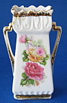 Antique Spill Vase Fairing Roses German Porcelain
