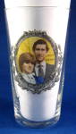 Click to view larger image of Glass Royal Wedding Charles And Diana 1981 Drinking (Image4)