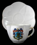 Shelley Dainty Crested China Cup And Saucer Southbourne