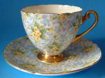 Shelley Primrose Chintz Ripon Cup and Saucer England