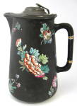 Staffordshire Jug Pewter Lid English Arts And Crafts