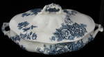 Transferware Victorian Tureen Antique English Floral 1870s
