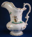 Click here to enlarge image and see more about item 4653a: Pitcher Porcelaine de Paris M E Bloch Mid 19th Century