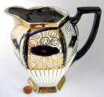 Pitcher Staffordshire England Imari Gaudy Jug Britannia