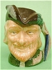 Click here to enlarge image and see more about item 477: Royal Doulton Robin Hood Toby Character Jug Small