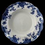 Click to view larger image of Bowl Royal Doulton England Burslem Flow Blue Lynn (Image1)