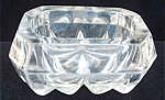 Click here to enlarge image and see more about item 5156a: Open Salt Master Crystal England Rectangular Victorian
