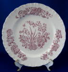 Wedgwood Mulberry Transfer Floral Queens Ware Plate