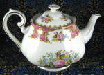 Click to view larger image of Teapot Large Royal Albert Lady Carlyle English Bone China 1980s (Image3)