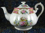 Click to view larger image of Teapot Large Royal Albert Lady Carlyle English Bone China 1980s (Image4)