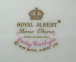 Click to view larger image of Teapot Large Royal Albert Lady Carlyle English Bone China 1980s (Image6)
