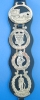 Click here to enlarge image and see more about item 5477: Horse Brass Strap 4 Cornwall Mining Pixies