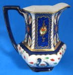Click to view larger image of Royal Winton Imari Pitcher Jug Hand Painted Gaudy Welsh (Image1)