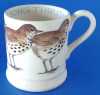 Click here to enlarge image and see more about item 5586: Emma Bridgewater Song Thrush Bird Mug English