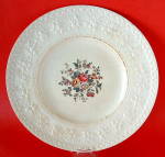 Plate Wedgwood Wellesley Embossed Floral Tenbury Vintage Shabby