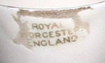 Click to view larger image of Royal Worcester Crucibles Pair Porcelain Cups Eggcups (Image2)