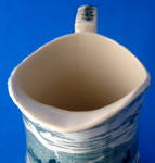 Click to view larger image of Pitcher Meakin Green Transferware Tintern Jug Antique (Image6)