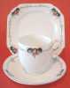 Click here to enlarge image and see more about item 5710: Shelley Teacup Trio Bunches Fruit Lomond