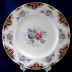 Plate Shelley Maroon Viscount Gainsborough Dinner