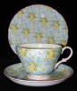 Click here to enlarge image and see more about item 5771a: Shelley Primrose Chintz Cup Saucer Plate Henley Trio