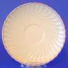 Click here to enlarge image and see more about item 5828: Susie Cooper Saucer Yellow Pink Swirl