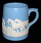 Jasper Ware Tankard Hunt Scene Dudson England Dogs