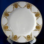 Click to view larger image of Mintons England Cabinet Plate Heavy Gold Medallions (Image1)