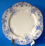 Shelley England Dainty Blue Salad Plate Sandwich Tea