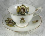 Click to view larger image of Cup and Saucer Queen Elizabeth II Coronation Royal Albert 1953 (Image1)